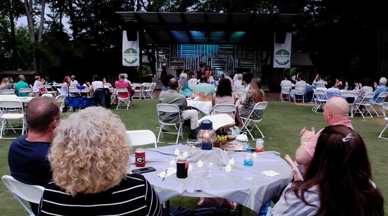 An outdoor concert at the Elm Street Cultural Arts Village in Woodstock. The venue announced changes to this fall's Lantern Series of concerts after a number of performers rescheduled due to health concerns and travel restrictions brought about by the COVID-19 pandemic.