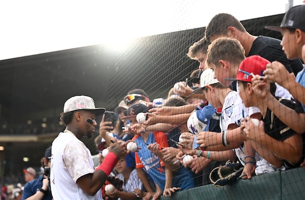 Outfielder Ronald Acuña Jr. is back. 