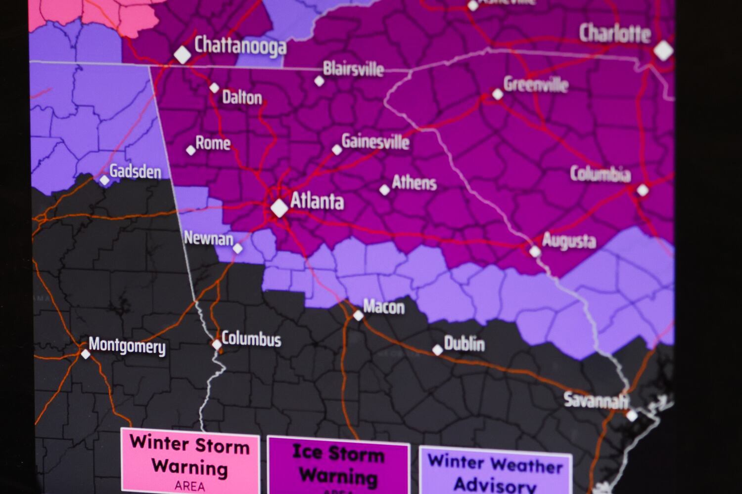 Georgia ice storm: Latest forecast, timing as metro Atlanta braces for impact