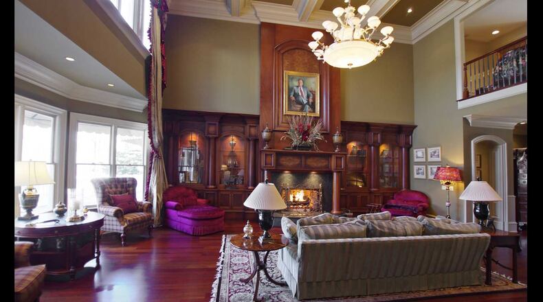 This is the inside of 1322 Marietta Country Club Drive. It is selling for $2.1 million.