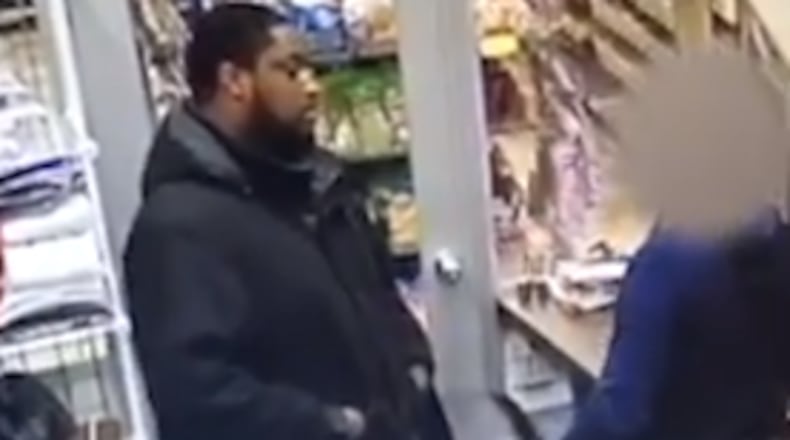 Atlanta police said this man committed a strong-arm robbery at a northeast Atlanta convenience store Wednesday.