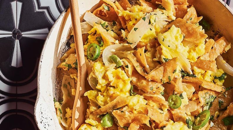 Migas from “Tex-Mex: Traditions, Innovations, and Comfort Foods From Both Sides of the Border” by Ford Fry and Jessica Dupuy. CONTRIBUTED BY JOHNNY AUTRY