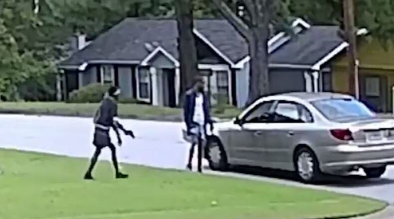 The Atlanta Police Department is requesting the public’s help in identifying two robbery suspects.