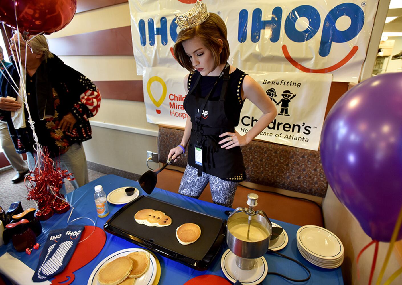 The Georgia native joined IHOP to help raise money for the Children’s Miracle Network Hospitals