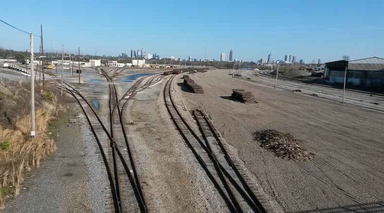CSX plans to a big chunk of westside Atlanta land. The railroad company has already pulled up lots of track in Tilford Yard, which ends near a planned western route of the Atlanta Beltline. Still to be determined: what should go on the land? MATT KEMPNER / AJC
