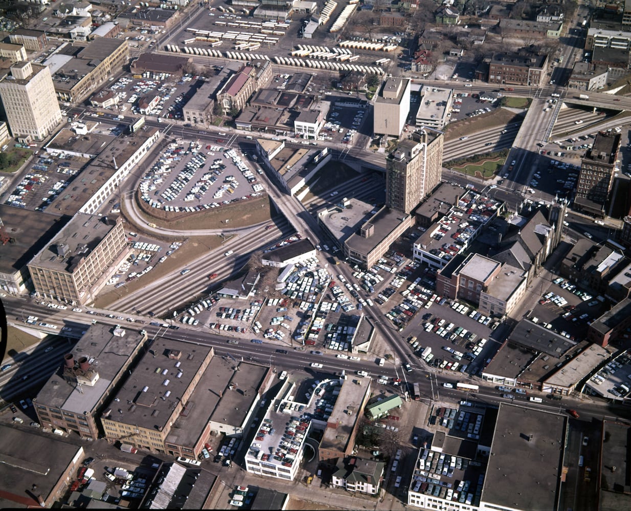 Atlanta from the air, 1965