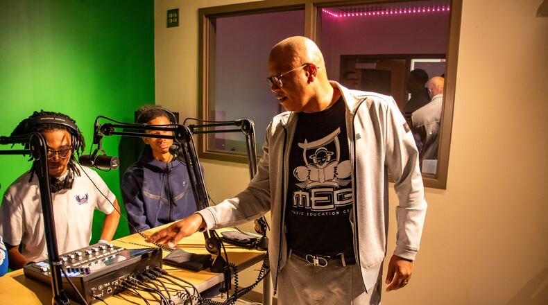 Ric Ross, founded of the Music Education Group, was instrumental in getting a professional sound studio installed at B.E.S.T. Academy.