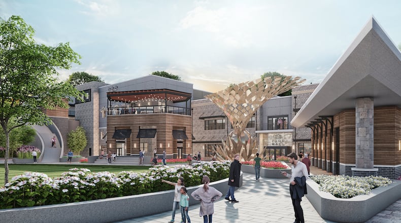 This rendering depicts the Lotus Grove mixed-use development in Doraville. (Courtesy of Insignia LLC)
