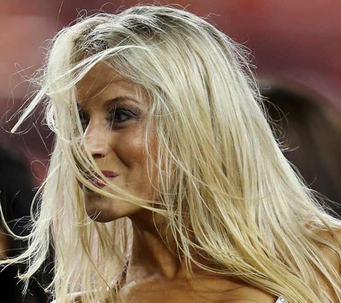NFL cheerleaders in the preseason