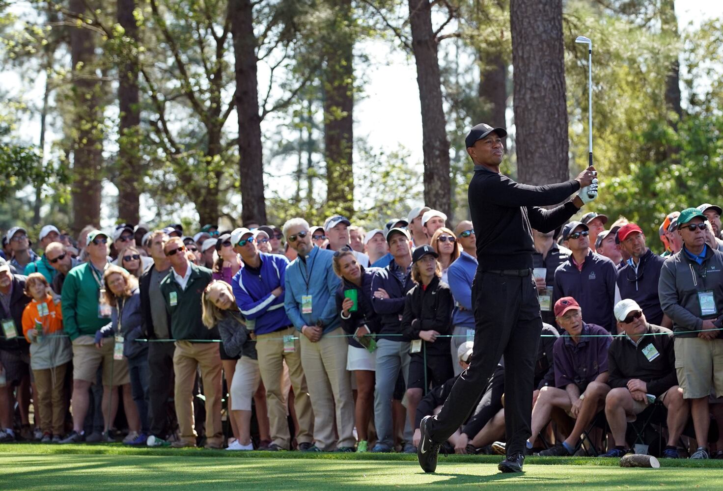 2018 Masters Tournament: First-round play