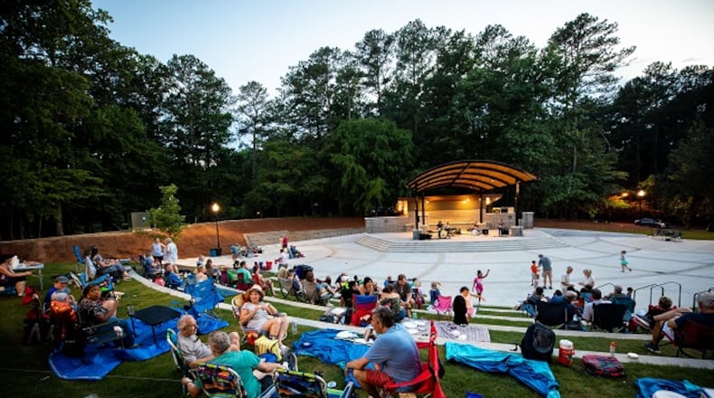 Free, family-friendly concerts begin June 11 and monthly through October at Dunwoody's Brook Run Park Amphitheater. (Casey Sykes for the City of Dunwoody)