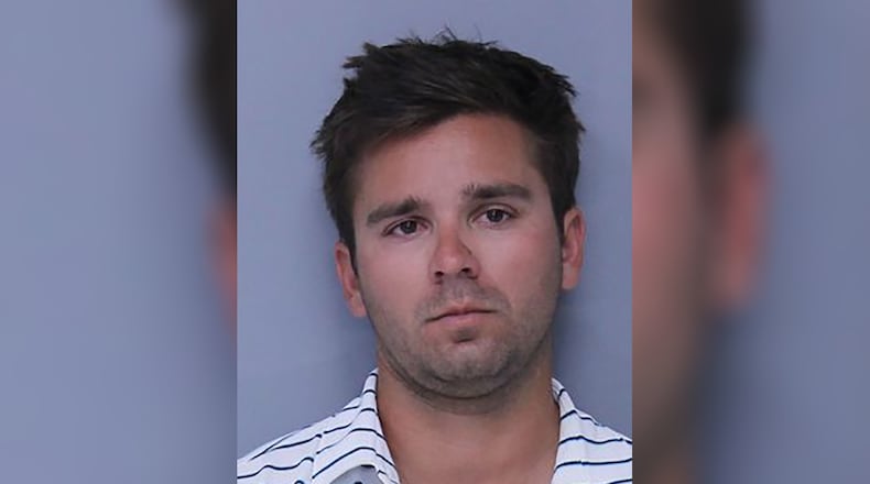 Connor Austgen of Ponte Vedra Beach, Florida, was jailed on Friday after he drunkenly slapped a child at TPC Sawgrass during The Players Championship, police said.