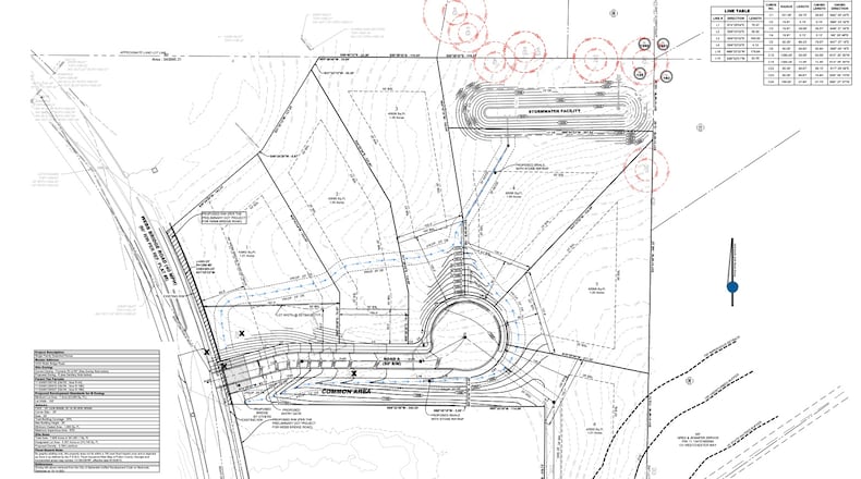 Alpharetta recently approved zoning changes that will allow Madewell Homes to begin construction of a 6-lot single-family detached gated subdivision on Webb Bridge Road. (Courtesy City of Alpharetta)
