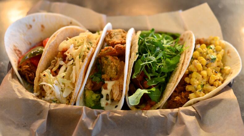 Dive into a basket of tacos and Valentine's Day themed drinks at The Original El Taco. HANDOUT / Phase:3 Marketing and Communications.