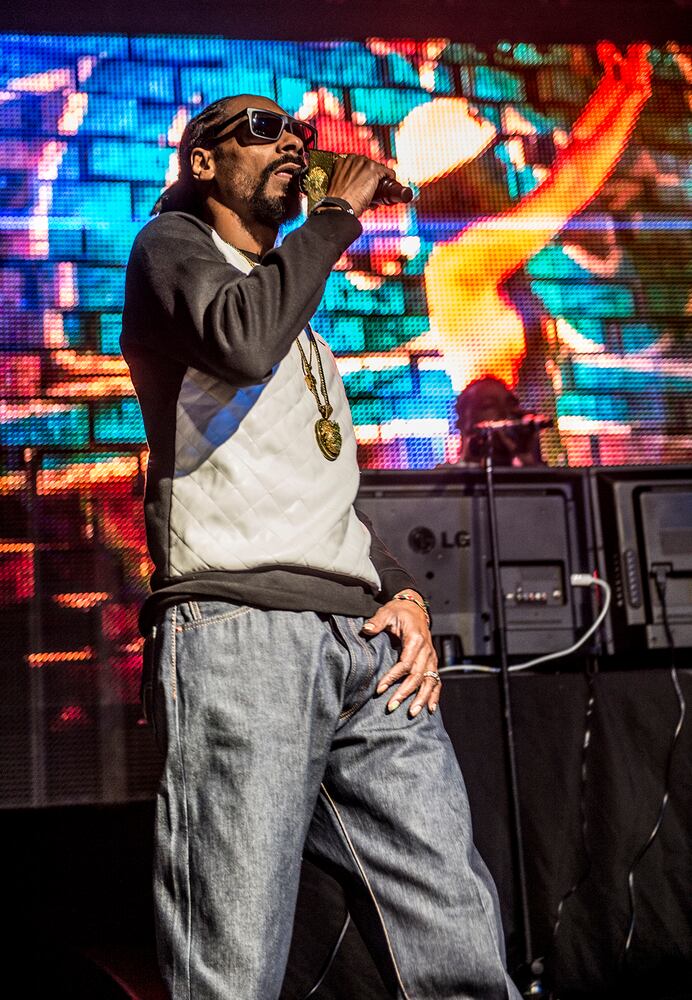 Snoop Dogg performs at a sold out show in Cincinnati