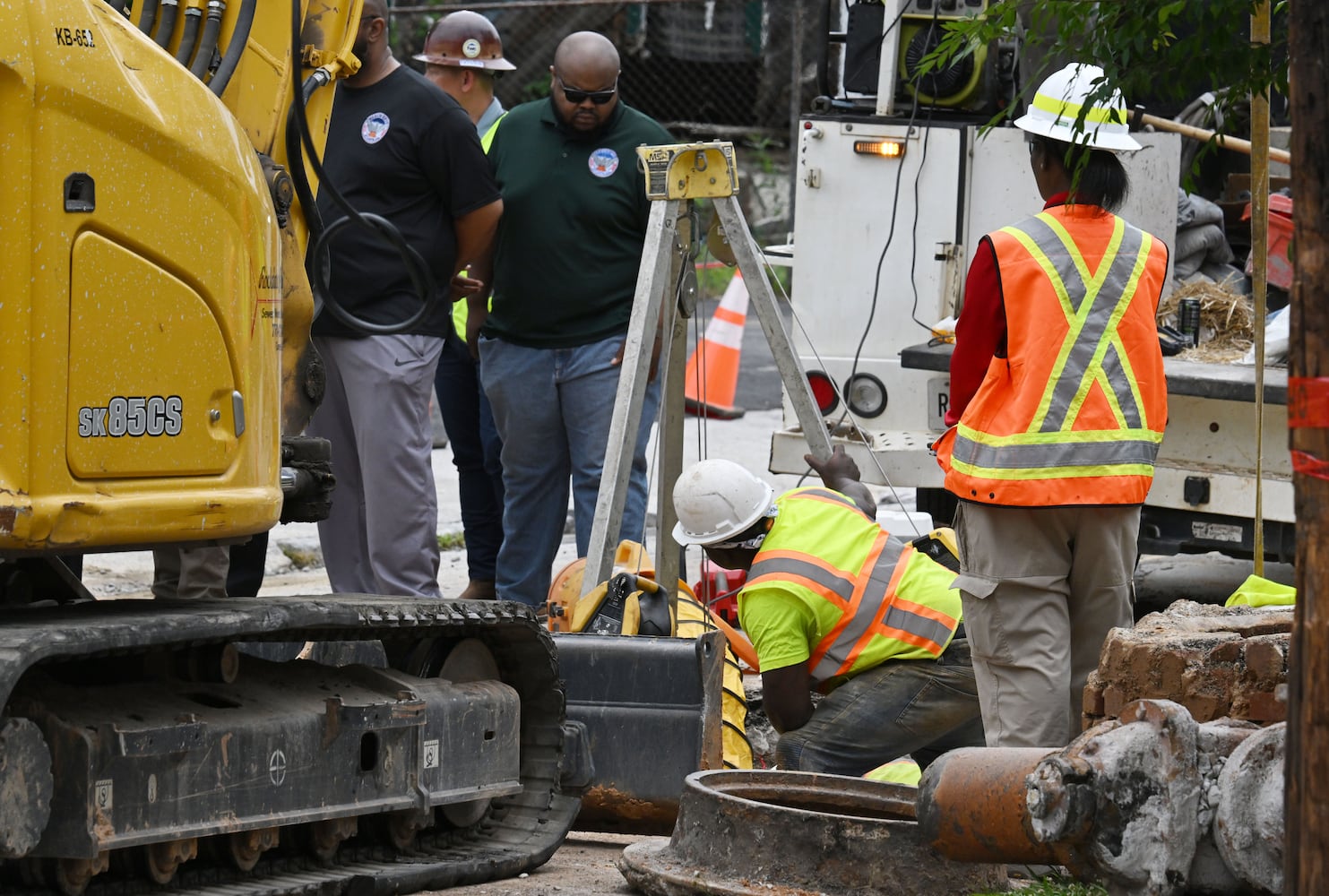 Water main break