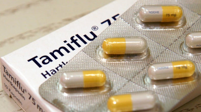 File photo of Tamiflu, which is used to treat symptoms caused by the seasonal flu and can also be used for bird flu.