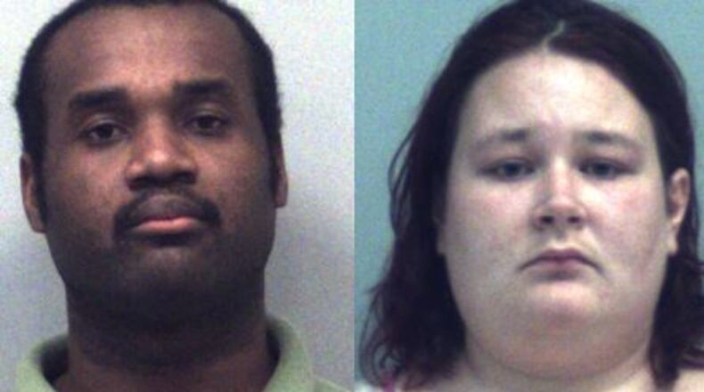 Herbert “George” Landell (left) and Lauren Fristed (Credit: Gwinnett County Sheriff’s Office)