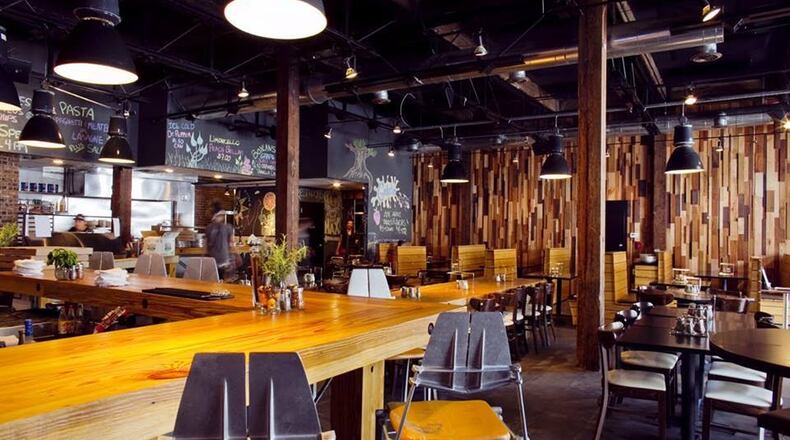 Interior of Max's Coal Oven Pizza