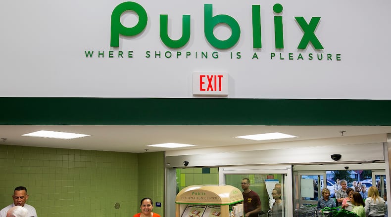 A Publix Supermarket sign in West Palm Beach (Lannis Waters/Palm Beach Post)