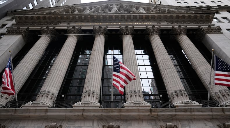 FILE - The New York Stock Exchange is seen in New York, Thursday, March 19, 2026. (AP Photo/Seth Wenig, File)