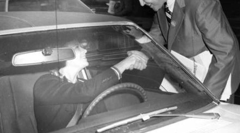 Newt Gingrich campaigns in the Sixth Congressional District in 1978, the year he became the first Republican elected to the seat.