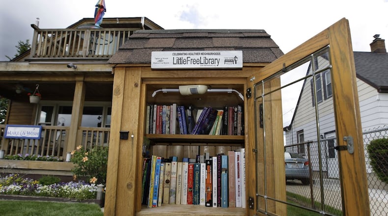 Photo a Little Free Library in Milwaukee. (Angela Peterson/Milwaukee Journal Sentinel/MCT).There are dozens of Little Free Libraries across metro Atlanta.