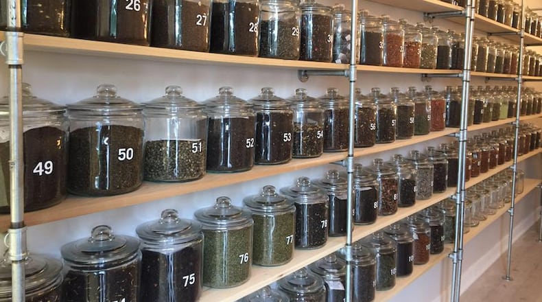 Some of the more than 100 loose teas offered at Urban Tea. / Photo credit: Urban Tea
