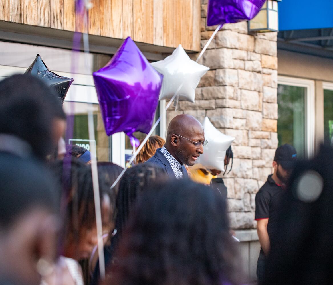 Candlelight vigil and balloon release for Jacob Johnson