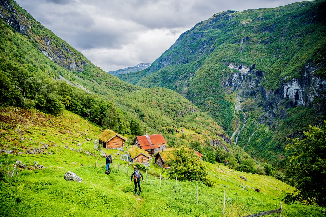 Trekking from cabin to cabin through high alpine terrain is a
time-honored tradition in Norway. (Courtesy/VisitNorway.com)