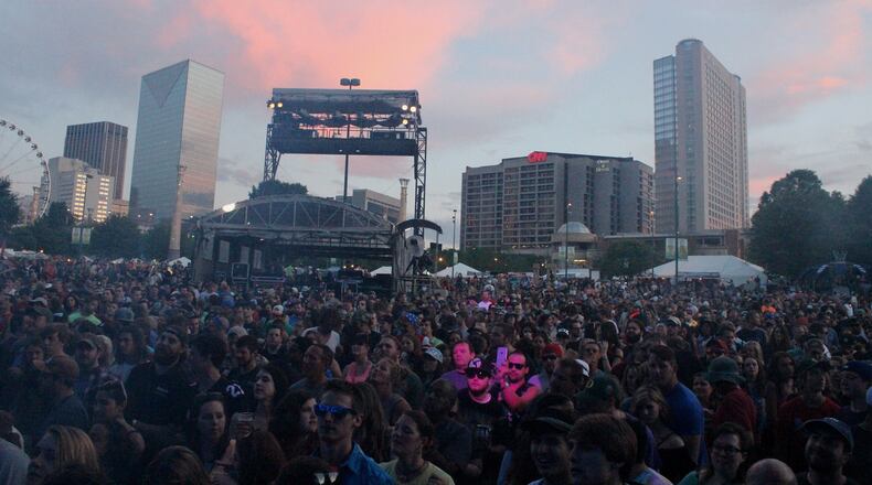 SweetWater 420 Fest took place at Centennial Olympic Park the weekend of April 22, 2016. Photo: Melissa Ruggieri/AJC