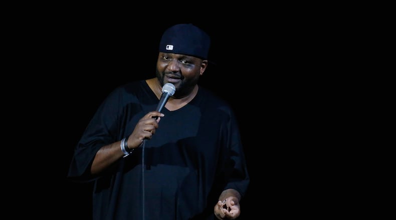 NEW YORK, NEW YORK - APRIL 01: Aries Spears performs during Hot 97 Presents April Fools Comedy Show at The Theater at Madison Square Garden on April 1, 2016 in New York City. (Photo by John Lamparski/Getty Images)