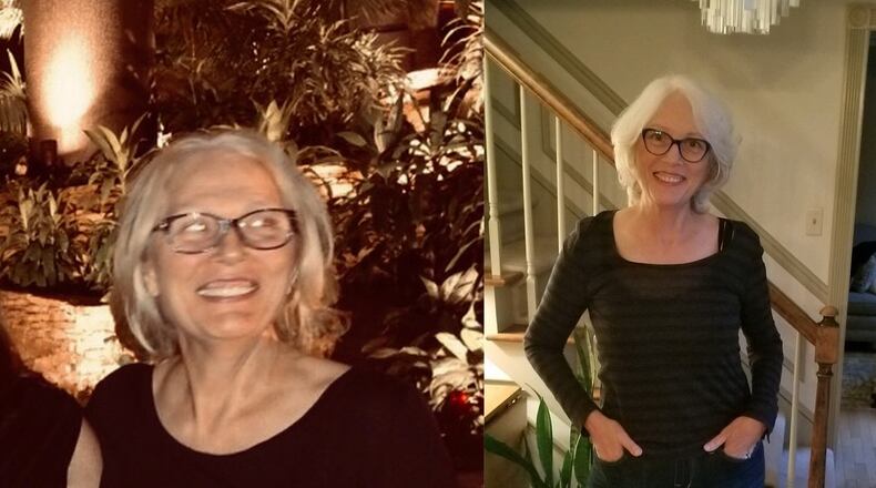 In the photo on the left, taken in November 2016, Terri Jo Bever weighed 182 pounds. In the photo on the right, taken in November, she weighed 143 pounds. (The photo on the left was contributed by Terri Jo Bever. The photo on the right was contributed by Jacynta Harb.)