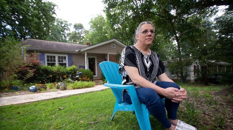 Former Byron Fire Chief Rachel Mosby is seeking reinstatement and back pay after filing a discrimination suit against her former employer, the city of Byron, earlier this year. STEVE SCHAEFER FOR THE ATLANTA JOURNAL-CONSTITUTION