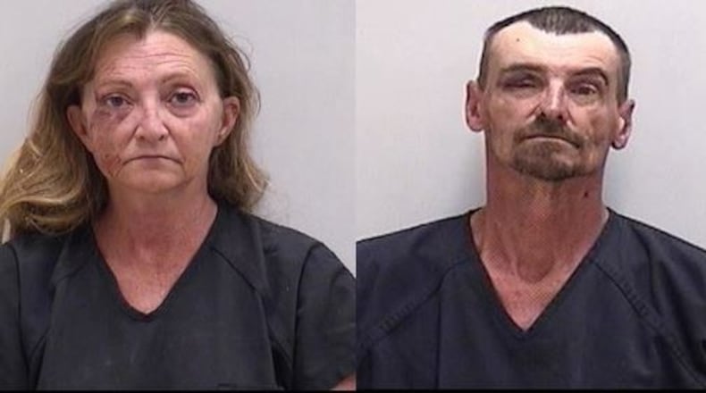 Kimberly Anne Roberts (left), James Lillie