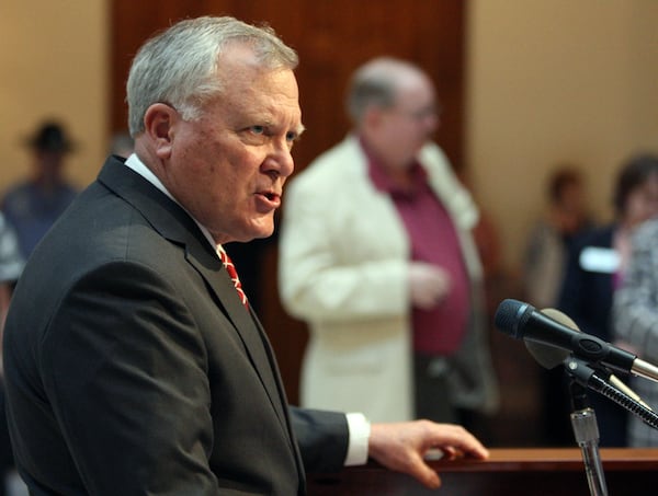 Former Gov. Nathan Deal. (Jason Getz/AJC 2020)