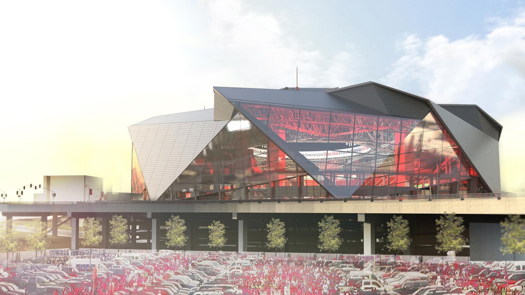 Falcons stadium to open for 2017 season