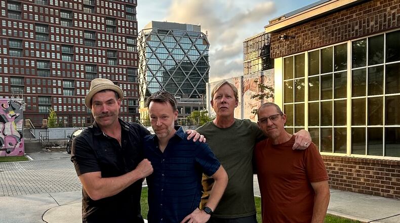 Dayroom rehearsed this week in Atlanta before three reunion shows. Band members, from left: Brad Zimmerman, Michael Winger, James Riddle and Ryan Kelly. Photo: Courtesy of David Prasse