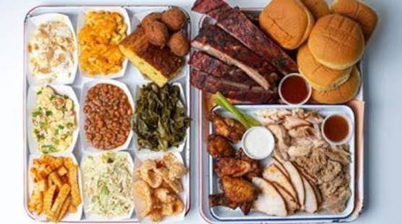 Food from the menu of Rodney Scott's BBQ. / Courtesy of Rodney Scott's BBQ