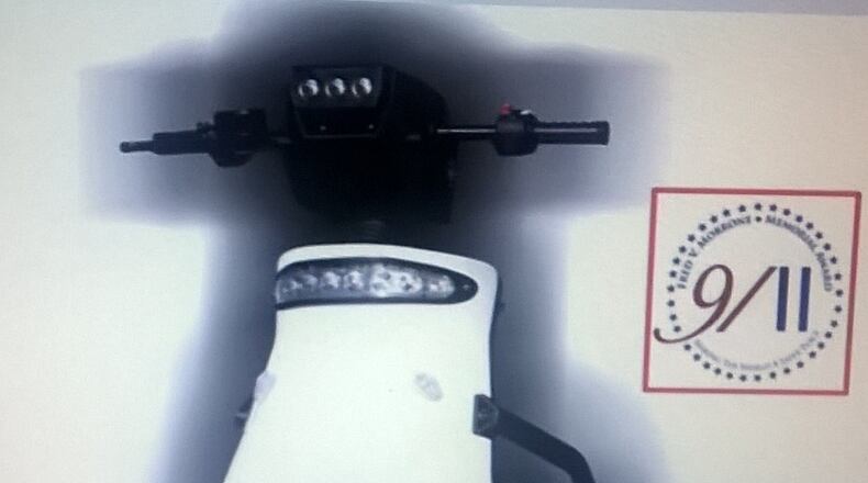 Two new three-wheeled electric vehicles will help Smyrna police better navigate the crowds around SunTrust Park. Courtesy of Smyrna