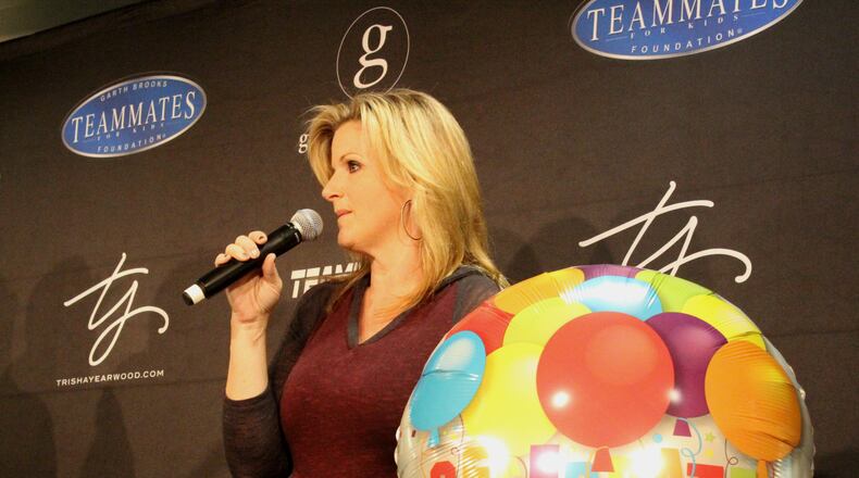 Trisha Yearwood joined husband Garth Brooks in Atlanta last year for an appearance at The Zone at Children’s Heathcare of Atlanta Scottish Rite. Photo: Melissa Ruggieri/AJC