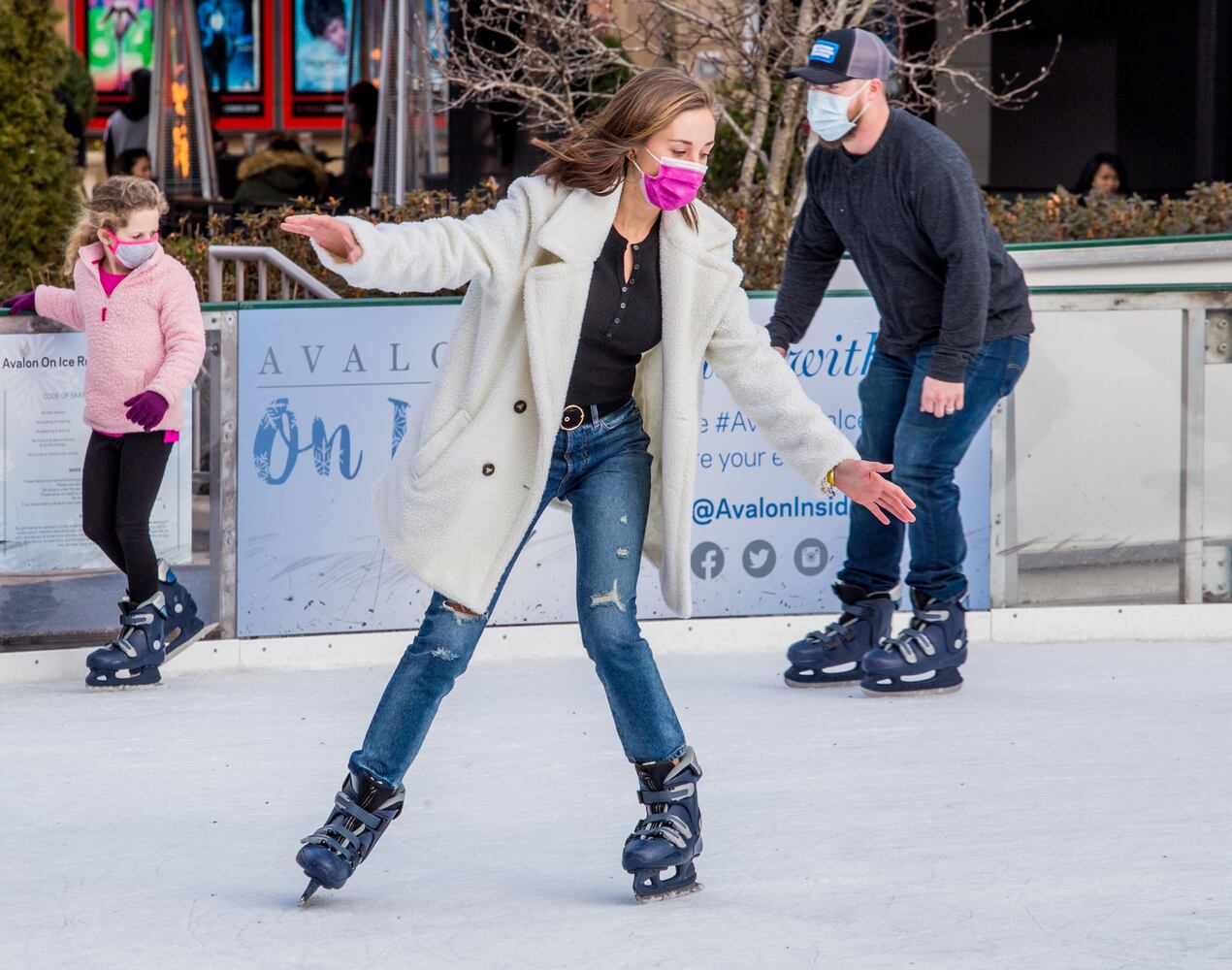 ice skating rink nears the end of the season