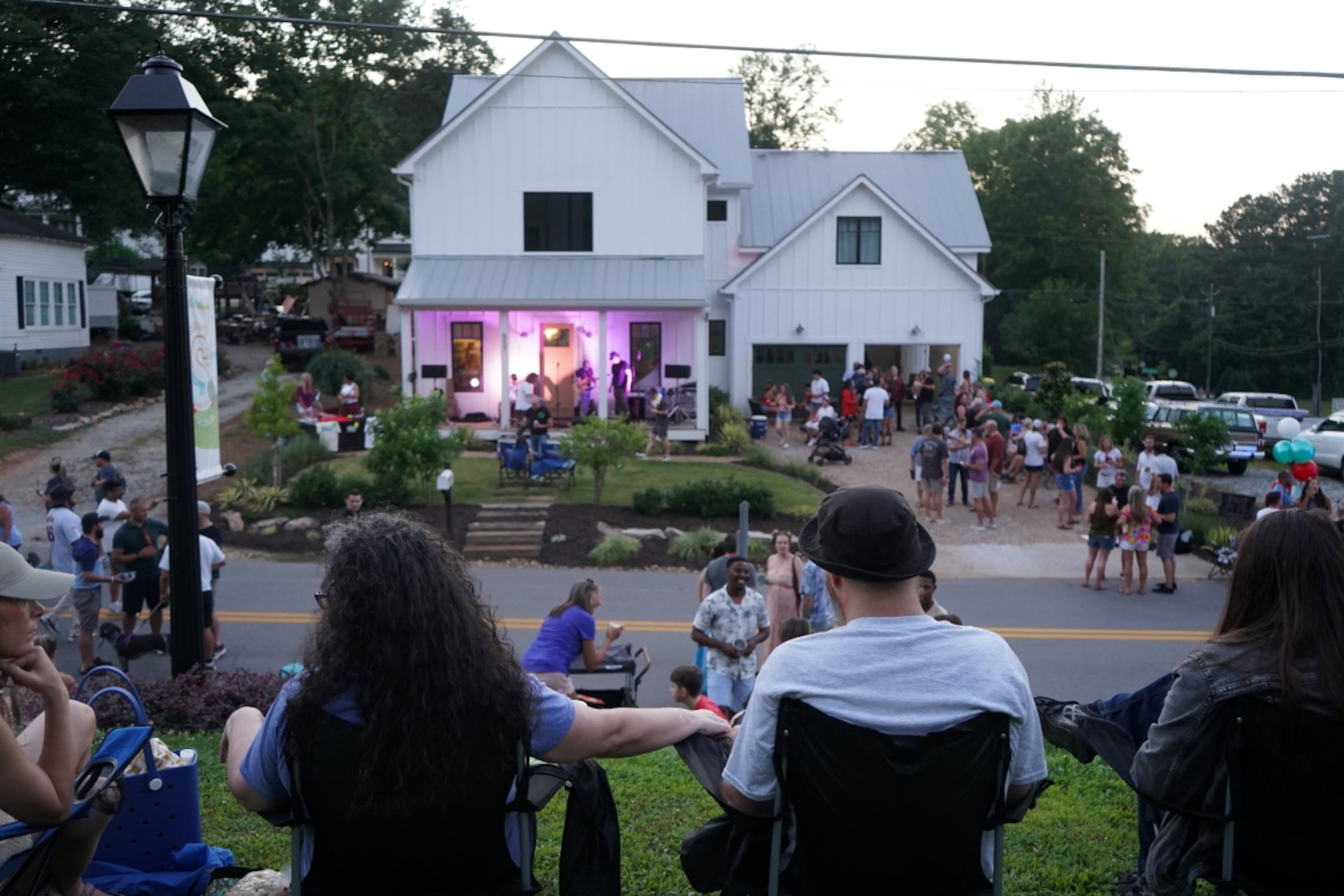 Stroll the streets of downtown Suwanee or settle in on a blanket or in a chair to hear multiple bands at the city’s Porch Fest on Friday. (Courtesy of the City of Suwanee)