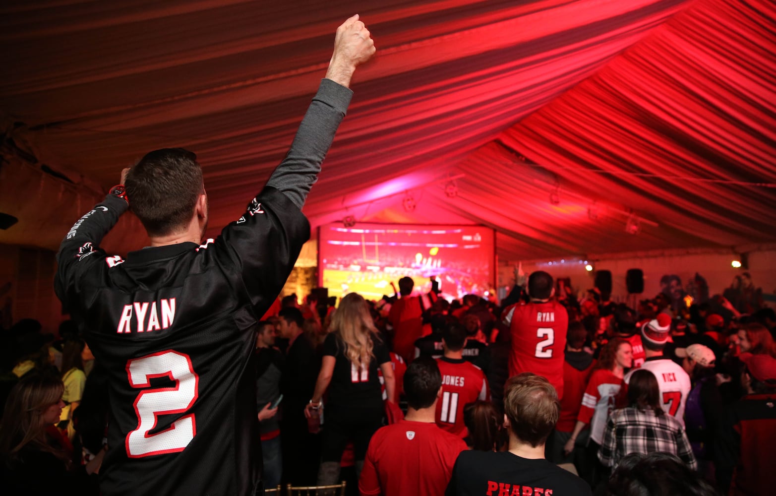 Falcons fans at Park Tavern