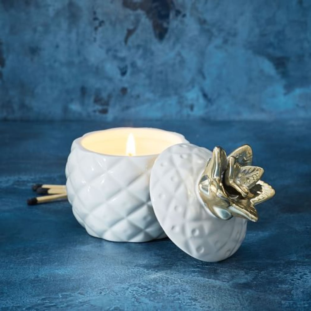 Mini Pineapple Figurative Scented Candle