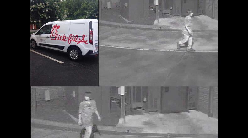 Cartersville police have said they don't have suspects, but at least the Chick-fil-A's van has been found in Acworth.