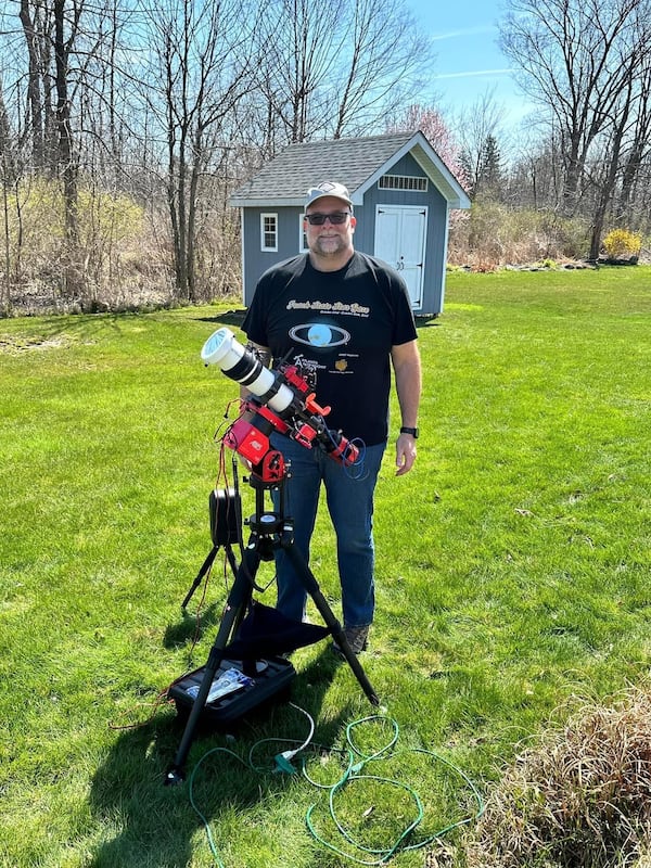 “There have been a number of Super Bowls this year, believe it or not, for astro-enthusiasts,” said Steve Siedentop, director of the Charlie Elliott Astronomy Club in Mansfield. (Courtesy of Steve Siedentop)