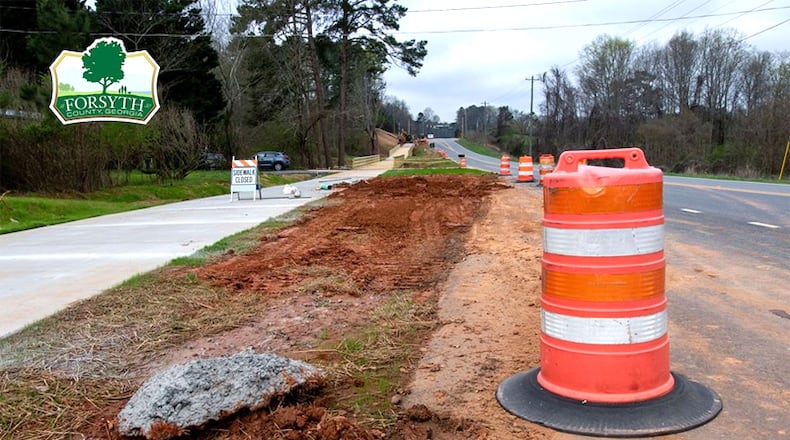 Work continues in Forsyth County of an extension of the Big Creek Greenway from Johnson Road to the Sawnee Mountain Preserve. FORSYTH COUNTY via Facebook