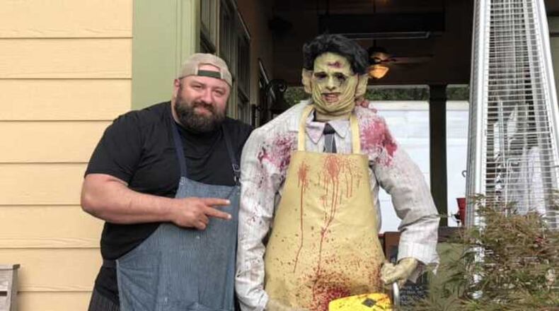 Less than 24 hours after the Alpharetta Department of Public Safety posted a video of the suspect stealing “Leatherface,” the replica was returned to the owners of the restaurant.