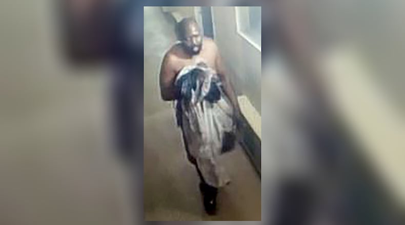 Police are hoping to identify and locate this man, who was seen leaving a DeKalb County motel Thursday morning.